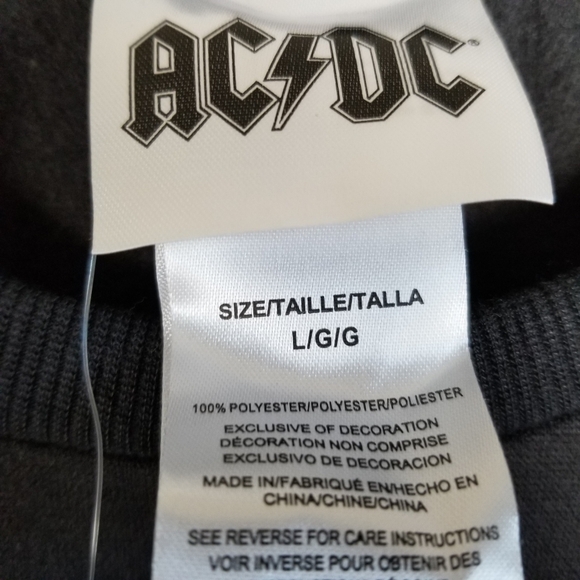 AC/DC Blow Up Your Video Sweatshirt Large NWT - Picture 4 of 4